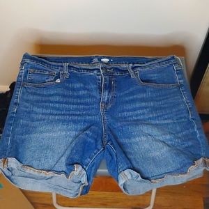 Jean shorts, old navy